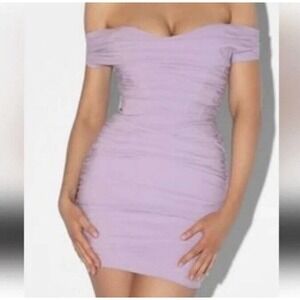 NWT Heiress Beverly Hills Lilac/Lavender Corset Dress